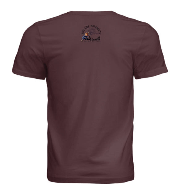 Solid Maroon Triblend - BACK