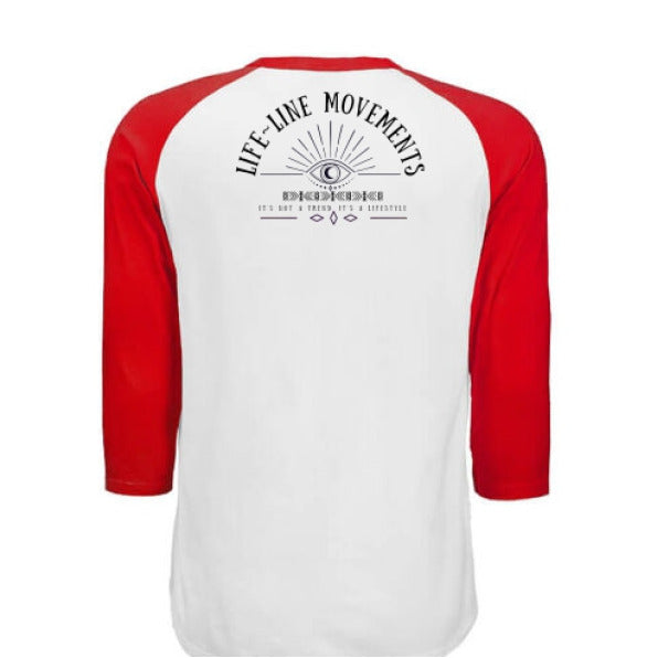WHITE / RED - BACK
