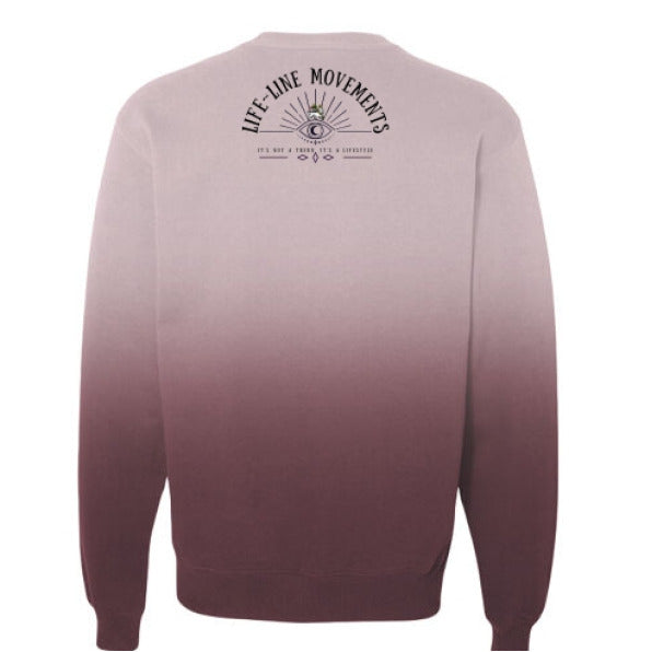 MAROON OMBRE - BACK