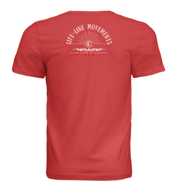 SOLID RED TRIBLN - BACK