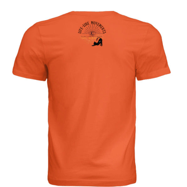 Solid Orange Triblend - BACK