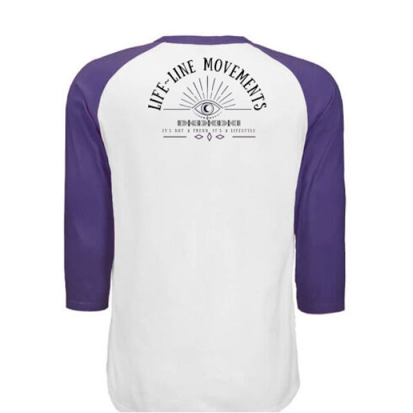 WHITE / PURPLE - BACK