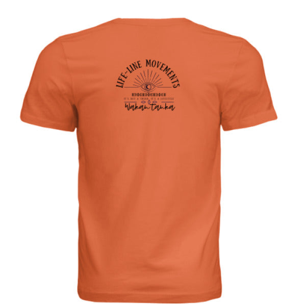 Solid Orange Triblend - BACK