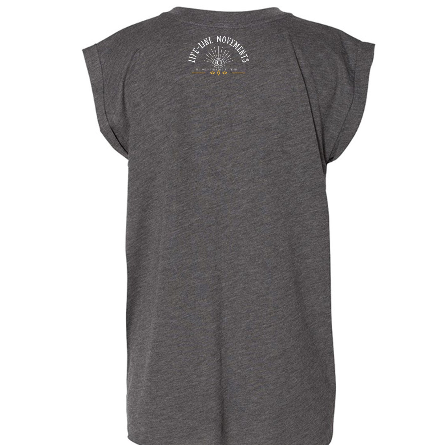 DARK GRY HEATHER - 8804 - BACK