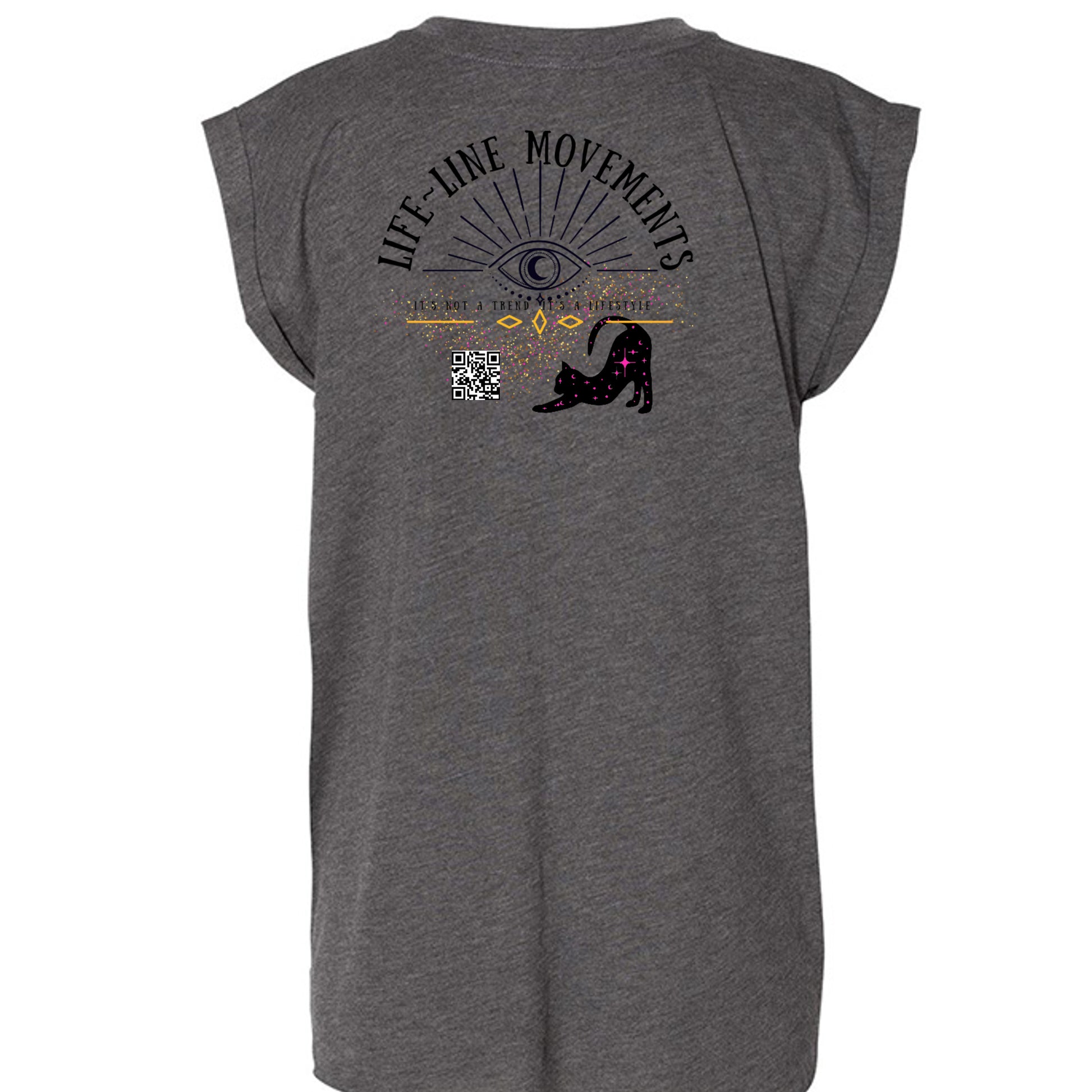 DARK GRY HEATHER - 8804 - BACK