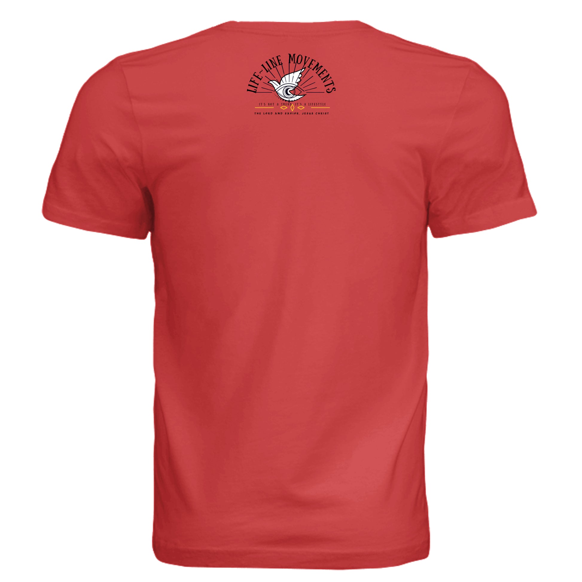 SOLID RED TRIBLN - 3413C - BACK