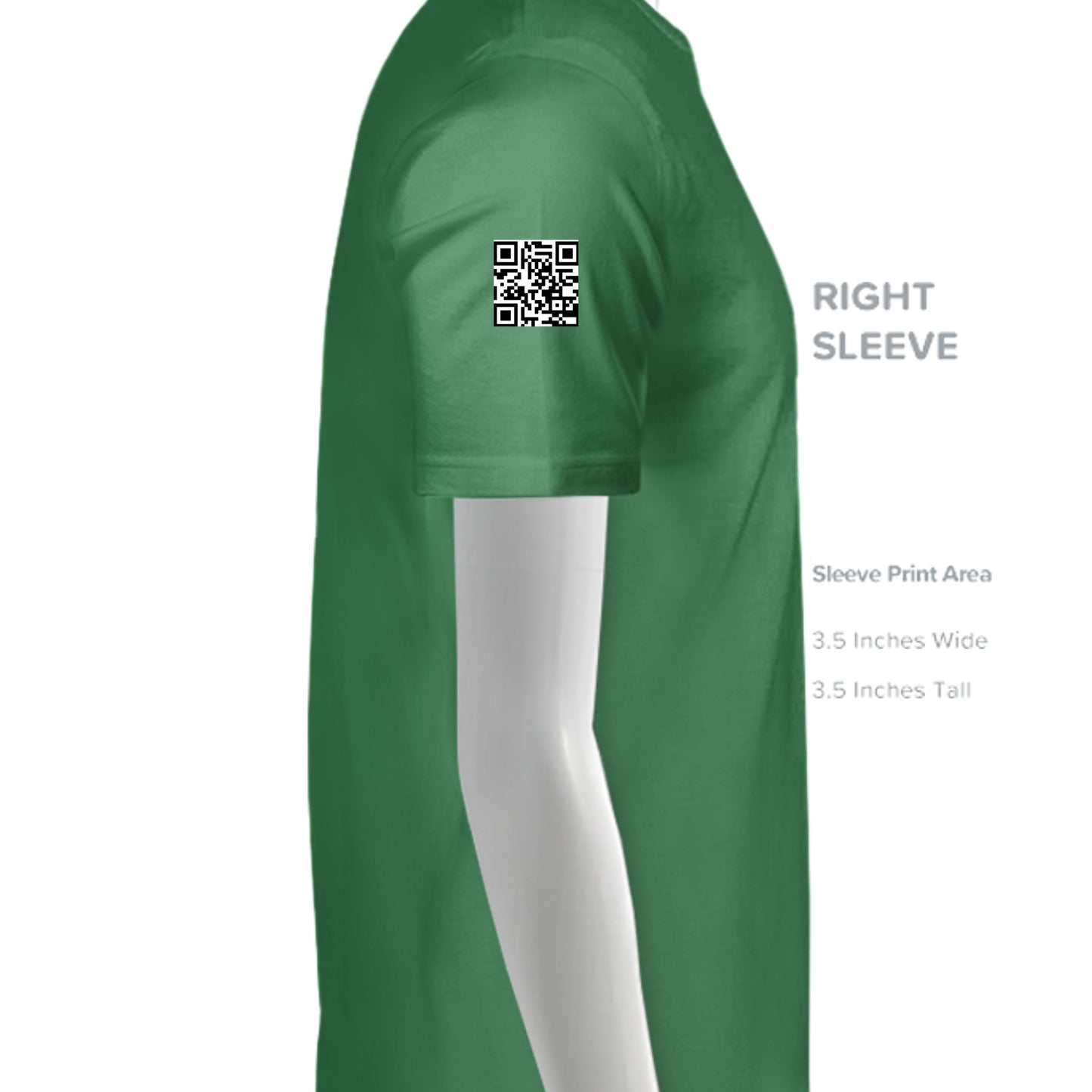 KELLY GREEN - T425 - SLEEVE_RIGHT
