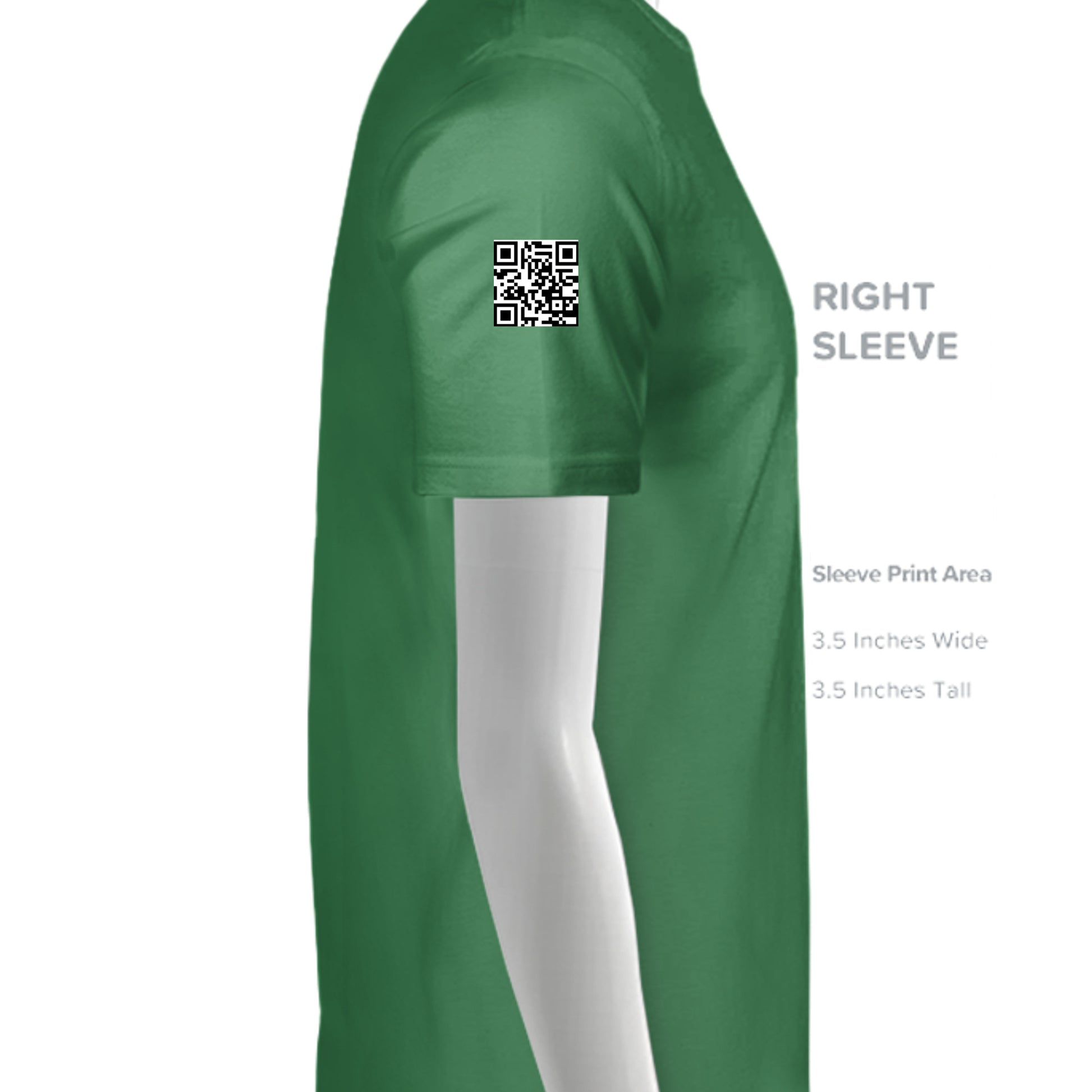 KELLY GREEN - T425 - SLEEVE_RIGHT
