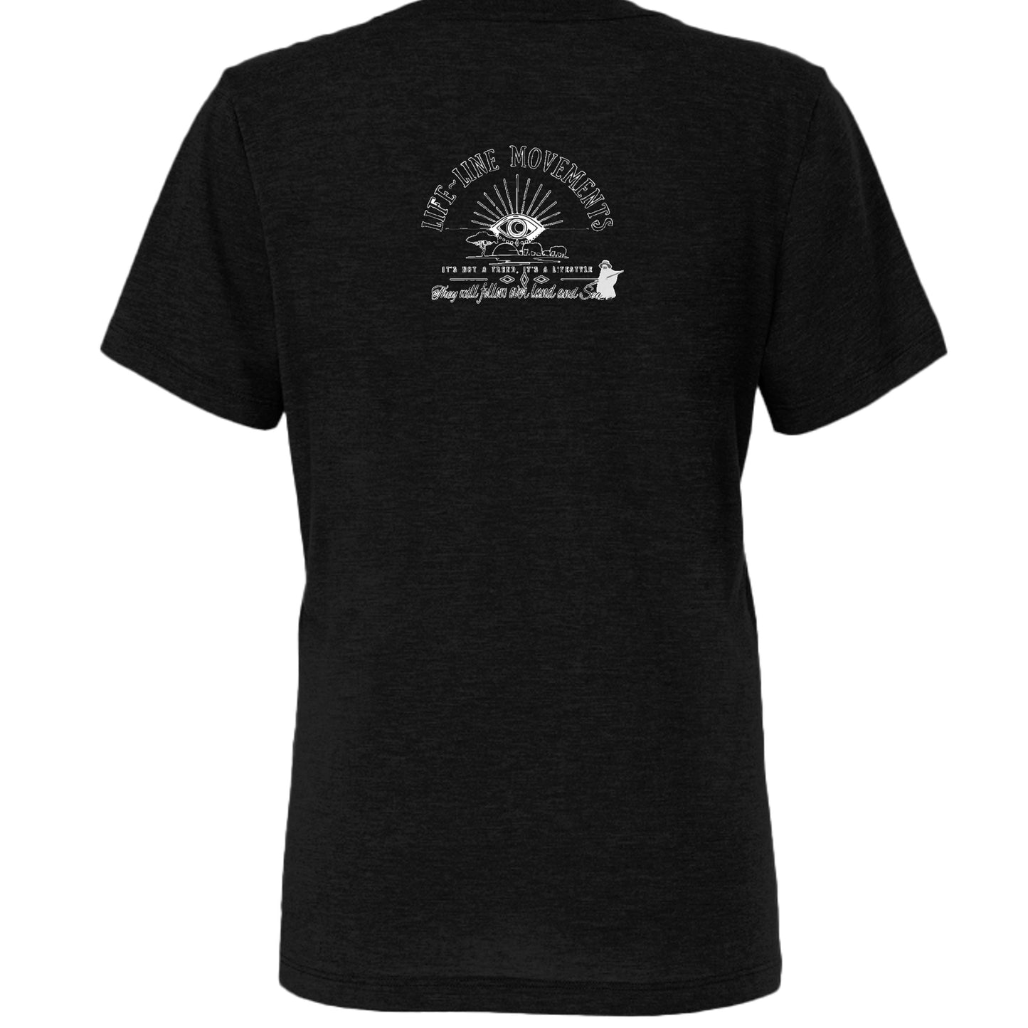 SOLID BLK TRIBLEND - 6413 - BACK
