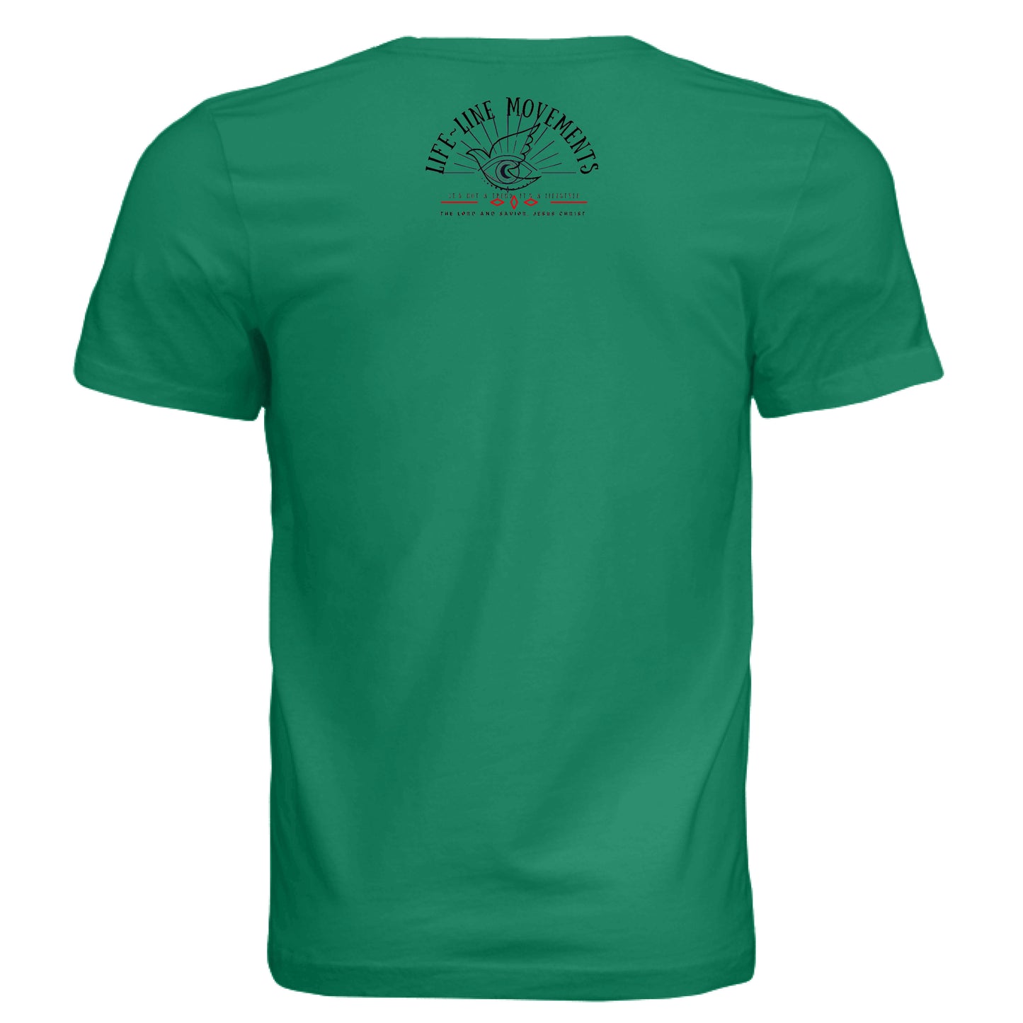 Solid Kelly Triblend - BACK