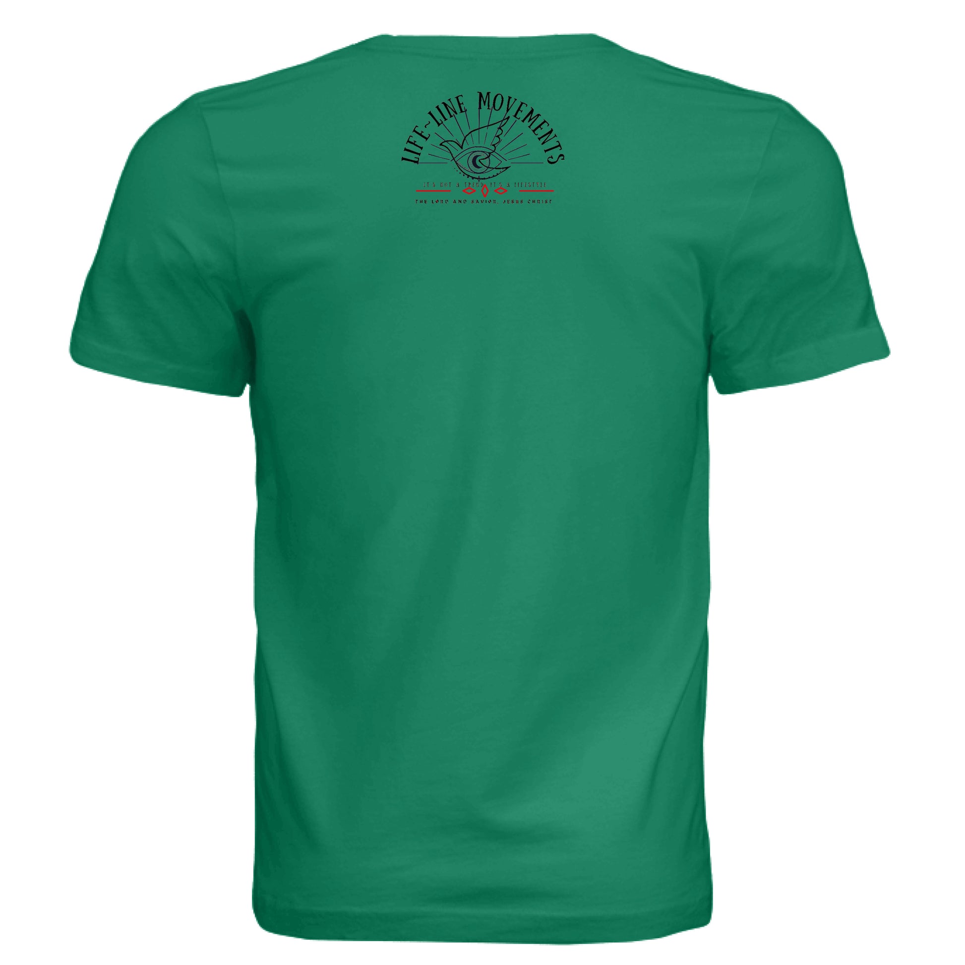 Solid Kelly Triblend - BACK