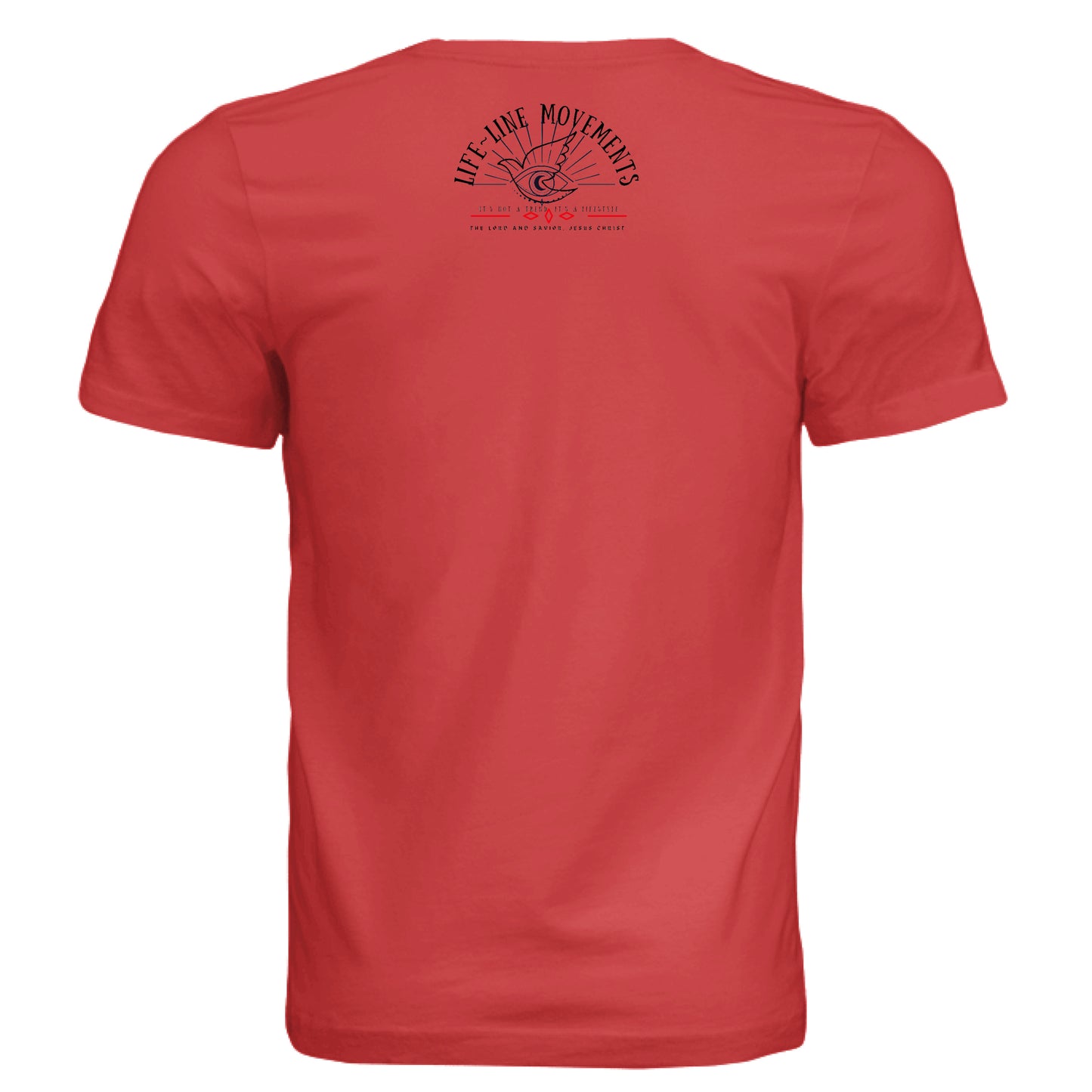 SOLID RED TRIBLN - BACK