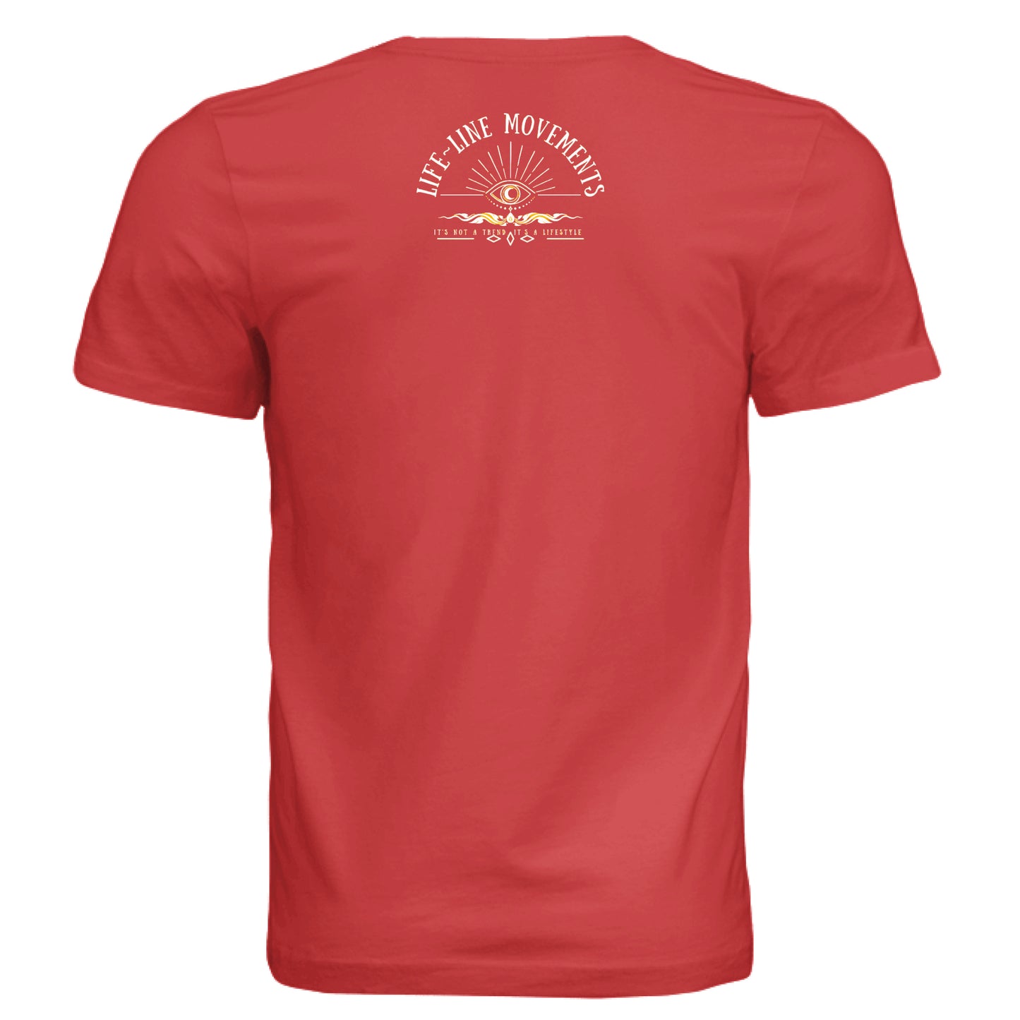SOLID RED TRIBLN - BACK